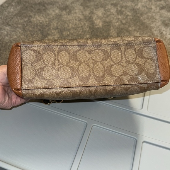 Coach Small Christie Carryall- Gold/Khaki - Picture 3 of 10